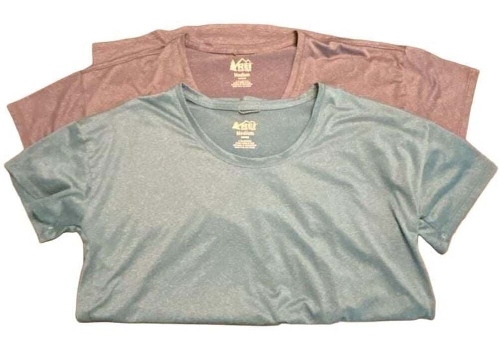 REI Co-op Women Lightweight Moisture-Wicking Active T-Shirt Set (2-Pack) M